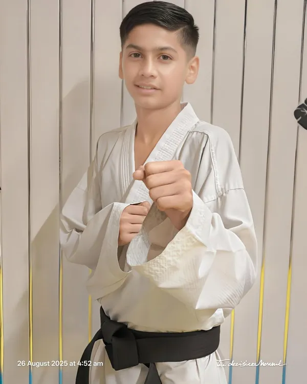 A proud moment for our academy. This student won a Gold medal at the SGFI District Karate Tournament and has been selected for the state-level championship.