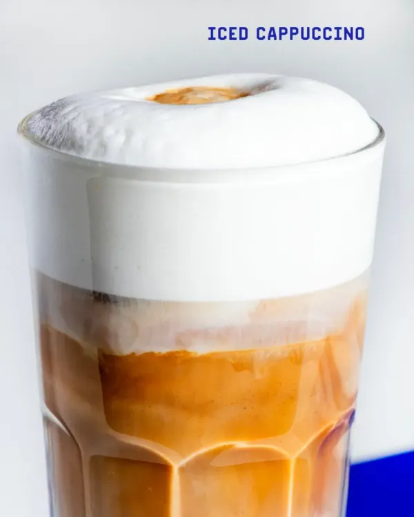 When the Mumbai heat hits, my Iced Cappuccino is the perfect fix. It's strong, cold, and topped with a thick layer of milk foam.