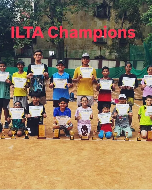 The spirit of ILTA. A huge group of our champions after the Summer Cup. This image captures the energy and scale of our tournaments, where dozens of players come to compete.