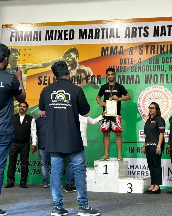 A proud moment for me as a coach, watching my student Almeer take first place at the FMMAI MMA National Championship. This win was the result of a solid gameplan and a training environment built on ecological methods.