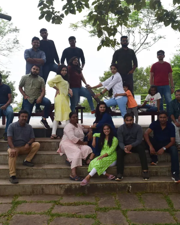 A moment of fun and camaraderie for a corporate team during their retreat in the hills of Coorg. These are the connections that build stronger, more collaborative workplaces.