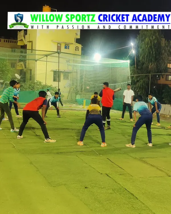A snapshot from a night fitness session. Our players are engaged in agility drills, proving that dedication to becoming a complete cricketer goes beyond just batting and bowling.