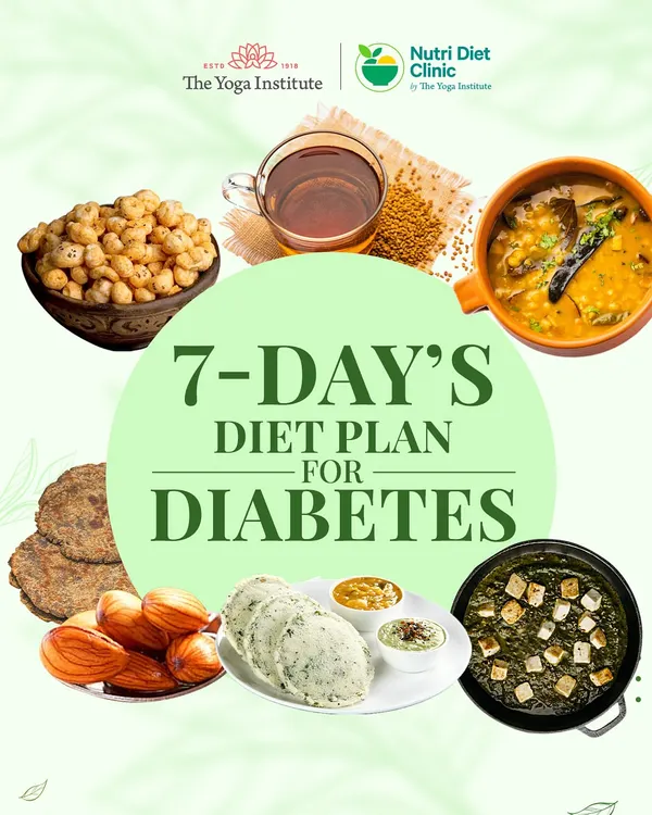 This 7-day Sattvik diet plan is designed specifically for managing diabetes. It focuses on whole grains, high-fiber millets, and plant-based proteins to help stabilize blood sugar levels naturally and effectively.