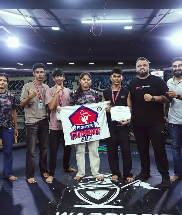 The team after a successful weekend at the Warrior Dream Series. We stand together, win or lose, as a family. This is the spirit of Fighter Combat Club.