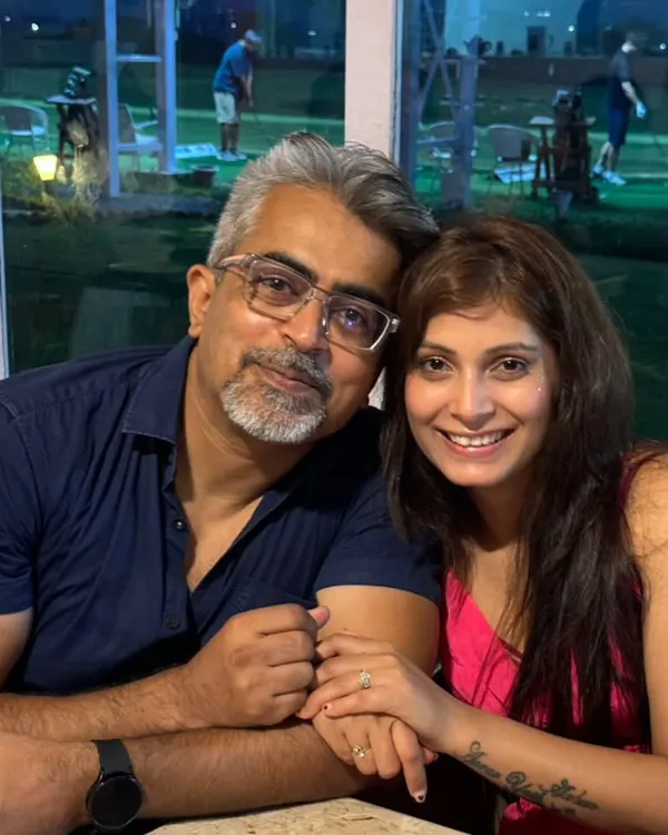 With the love of my life, my husband. His support is my greatest strength and a constant source of my motivation on this journey.