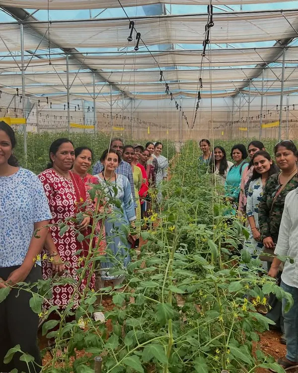 A group of incredible women who attended our training on modern horticulture. Their drive to learn about hydroponics and sustainable farming inspires us daily.
