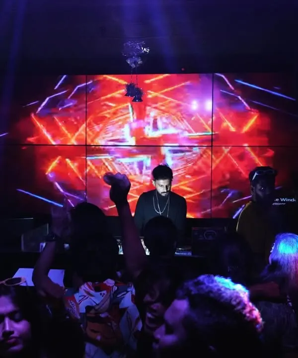 This is the vibe I bring to every party. It's all about the energy on the dance floor, backed by a full audio-visual setup that makes the night unforgettable. I love seeing the crowd completely lost in the music.