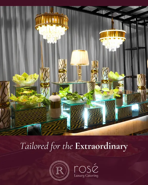 We believe presentation is just as important as the cuisine itself. Our buffet setups are designed to be a feast for the eyes, featuring elegant decor, custom lighting, and our signature serveware to create an extraordinary ambiance for your event.