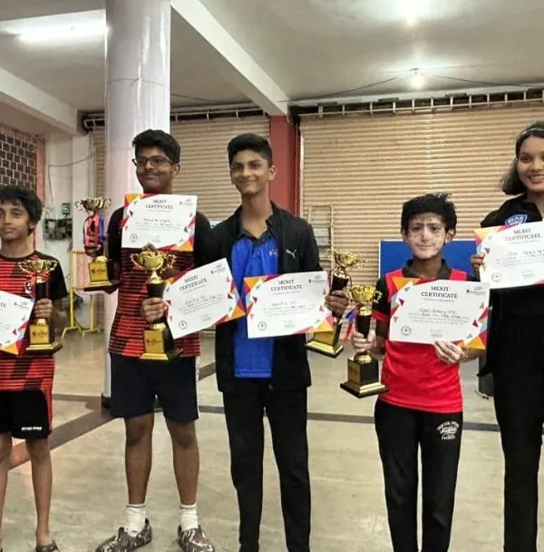 A proud moment for our academy as a group of our players display their certificates and trophies. Their collective success highlights the strength of our competitive training program.