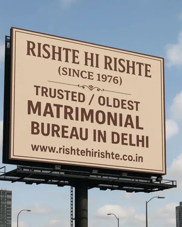 Since 1976, our name has been a symbol of trust for families in Delhi and beyond. This is a legacy built on successful matchmaking and deep-rooted community connections.