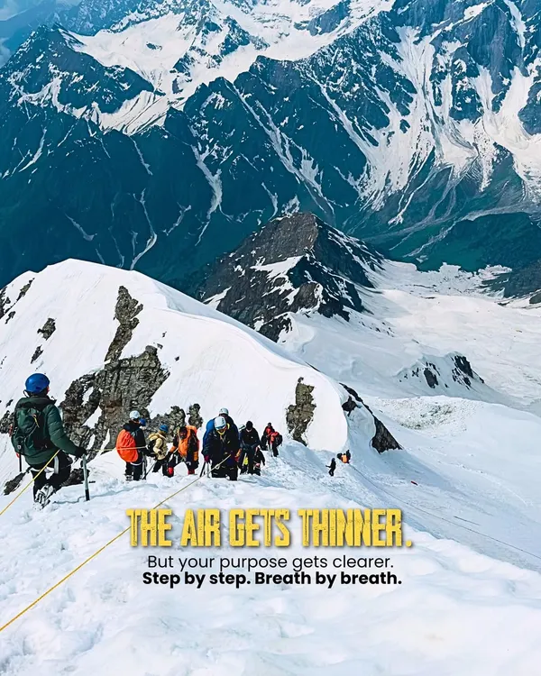 The air gets thinner, but your purpose gets clearer. On high altitude expeditions like Friendship Peak, every step is a conversation between you and the mountain, a test of will that brings unmatched clarity.